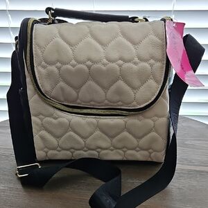 Betsy Johnson Be Mine Top Handle Insulated Lunch Tote New
